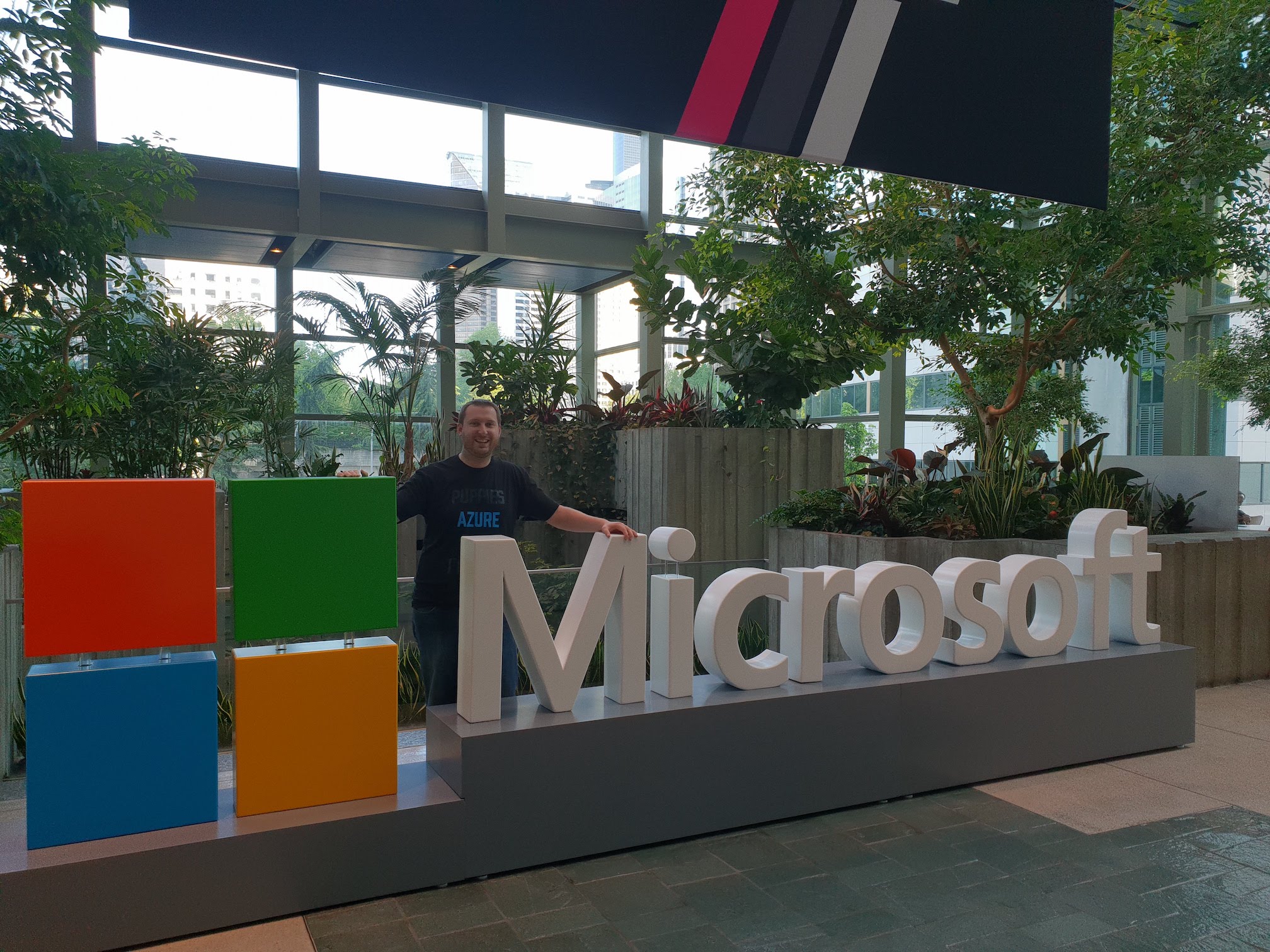 Jonathan at Microsoft Build conference